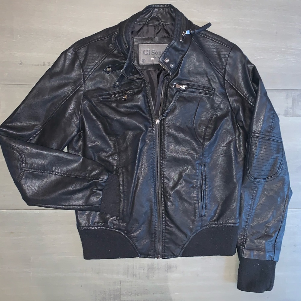 Faux Leather Jacket